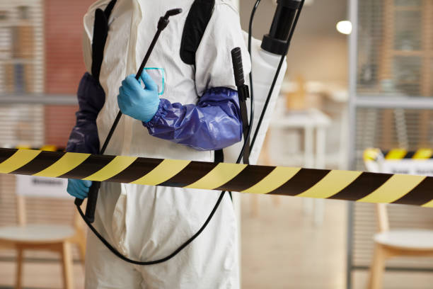 Professional Drug Lab Cleanup technician working in Center Point, IA